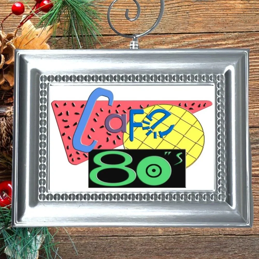 Back To The Future The 80's Cafe Retro Movie Memorabilia Christmas Tree Ornament